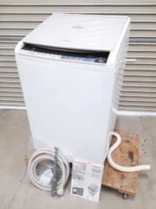 日立にてHITACHIの全自動洗濯機のビートウォッシュの洗濯乾燥機 BW