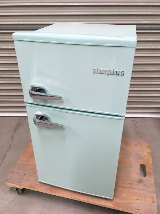 常陸大宮にてシンプラスの2ドア冷凍冷蔵庫2019年製のSP-RT85L2-LGを出張買取いたしました の出張買取実績 | 出張リサイクル
