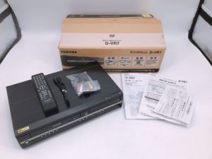 日立にて東芝の一体型DVDレコーダーのD-VR7 VTRを出張買取いたしました