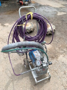 城県稲敷郡阿見町本郷にて出張買取したSEIWAのエアレス塗装機のABPFL14PK005の写真