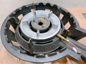 茨城県東茨城郡大洗町東光台にて出張買取したタチバナ製作所の業務用ガスコンロのTS-208Pの写真