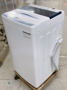 茨城県日立市森山町にて出張買取したHaierの全自動電気洗濯機のJW-U5LKの写真