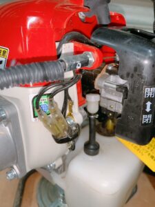 栃木県芳賀郡市貝町文谷にて出張買取した丸山の刈払機のBCS264Sの写真