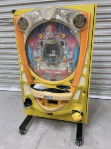 茨城県桜川市犬田にて三共のパチンコ 実機のマジカルカーペット DXを出張買取いたしました！