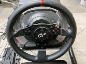 茨城県潮来市大洲にて出張買取したGT ドライブレーシングシミュレーターのグランツーリスモ6のハンドルの写真