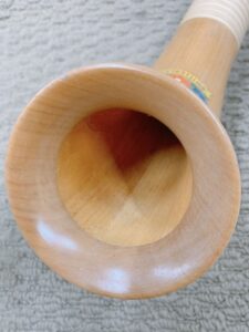 栃木県河内郡上三川町上蒲生にて出張買取したスイス製のミニアルプホルンの写真