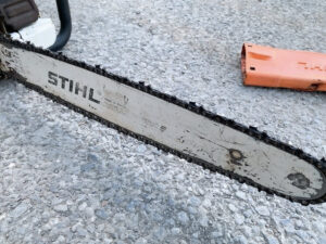 茨城県竜ケ崎市横町にて出張買取したSTIHLのエンジンチェーンソーのMS260の写真