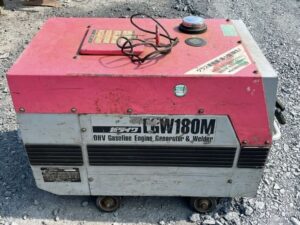 茨城県牛久市桂町にて出張買取したshindaiwaのエンジン発電機兼用溶接機のEGW180Mの写真