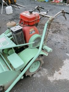 茨城県かすみがうら市加茂にて出張買取した共栄社のハンマーナイフモアーのHMC-91の写真