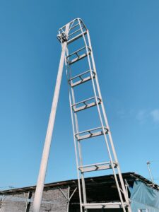 栃木県芳賀郡益子町梅ヶ内にて出張買取したハセガワのアルミ三脚脚立のGSC-360の写真