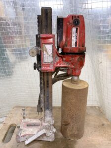 茨城県桜川市鍬田にて出張買取したCONSECのダイアモンドコアドリルのSPJ-5Rの写真