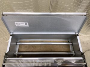 茨城県常陸太田市瑞竜町にて出張買取したARC株式会社の食品用ラップフィルム包装機のマルチラッパー 520Bの写真