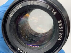 茨城県那珂郡東海村須和間にて出張買取したNikonの単焦点レンズのNIKKOR 50mm f/1.4 MF 非Aiの写真