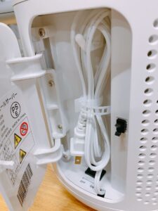 茨城県真岡市鷲巣にて出張買取したKIRINのHome Tap 家庭用ビールサーバーのHT-1000Nの電源コードの写真