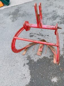 茨城県鉾田市鹿田にて出張買取した上田農機の堀上機の写真