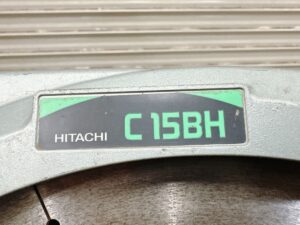 茨城県小美玉市大笹にて出張買取した日立工機の丸のこのC15BHの型式の写真